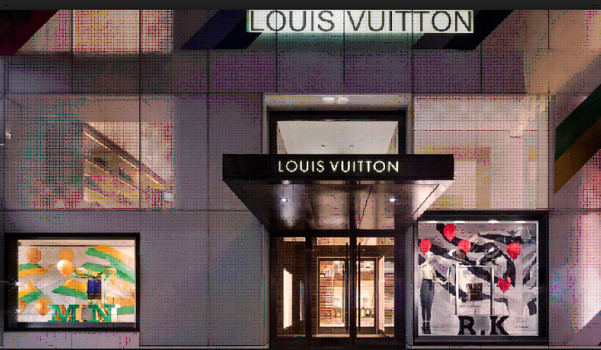 Louis Vuitton on 611 57th Street.